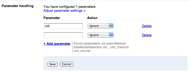 Parameter Handling