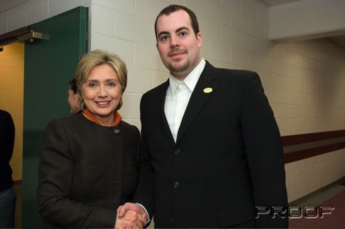 Hillary Clinton and Devon Hillard