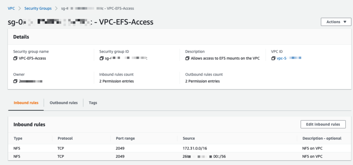 AWS Lambda and EFS Troubleshooting Devon Hillard Digital Sanctuary